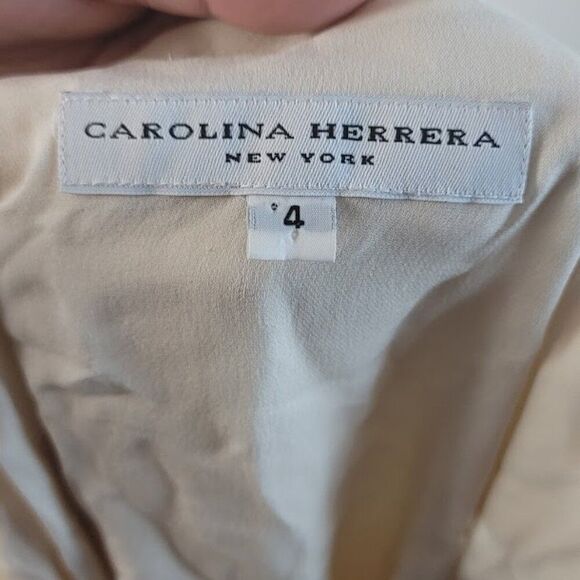 CAROLINA HERRERA Silk Scarf Top - Picture 9 of 10